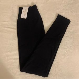 spiritual gangster zen ribbed high waist leggings